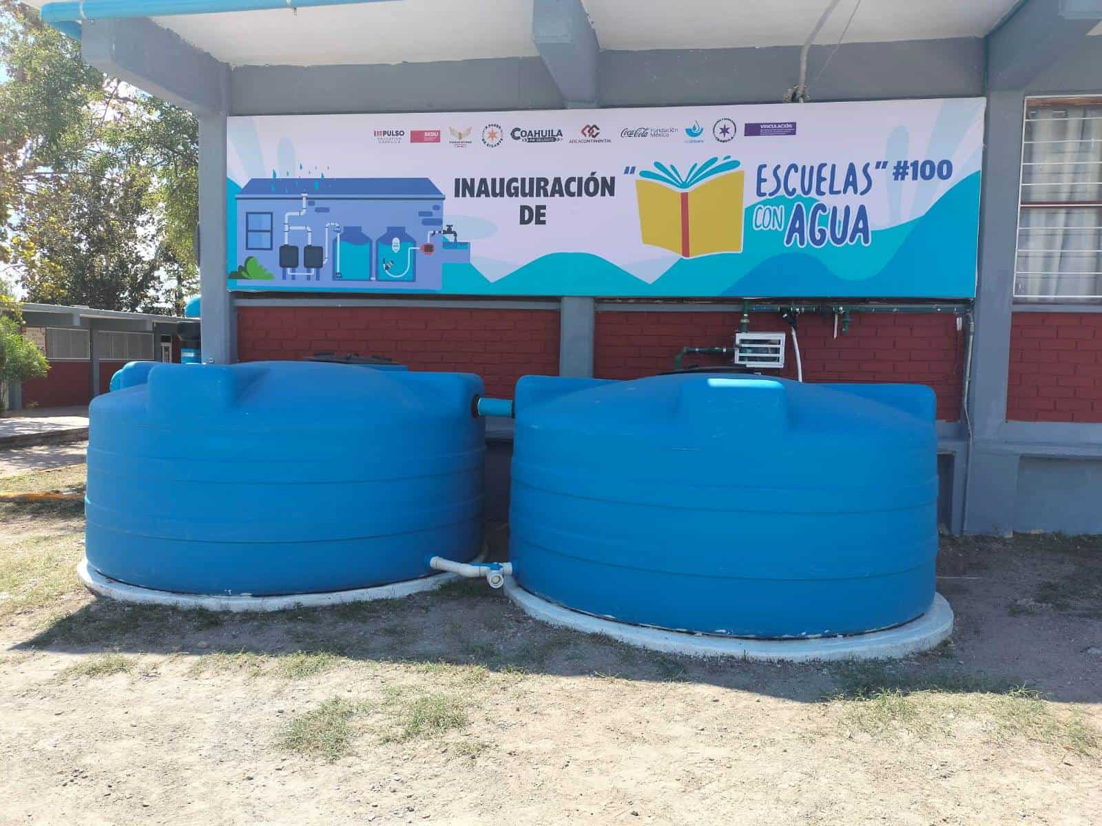 Secundaria General Profesor Abel Herrera se Benefician con "Escuela con Agua