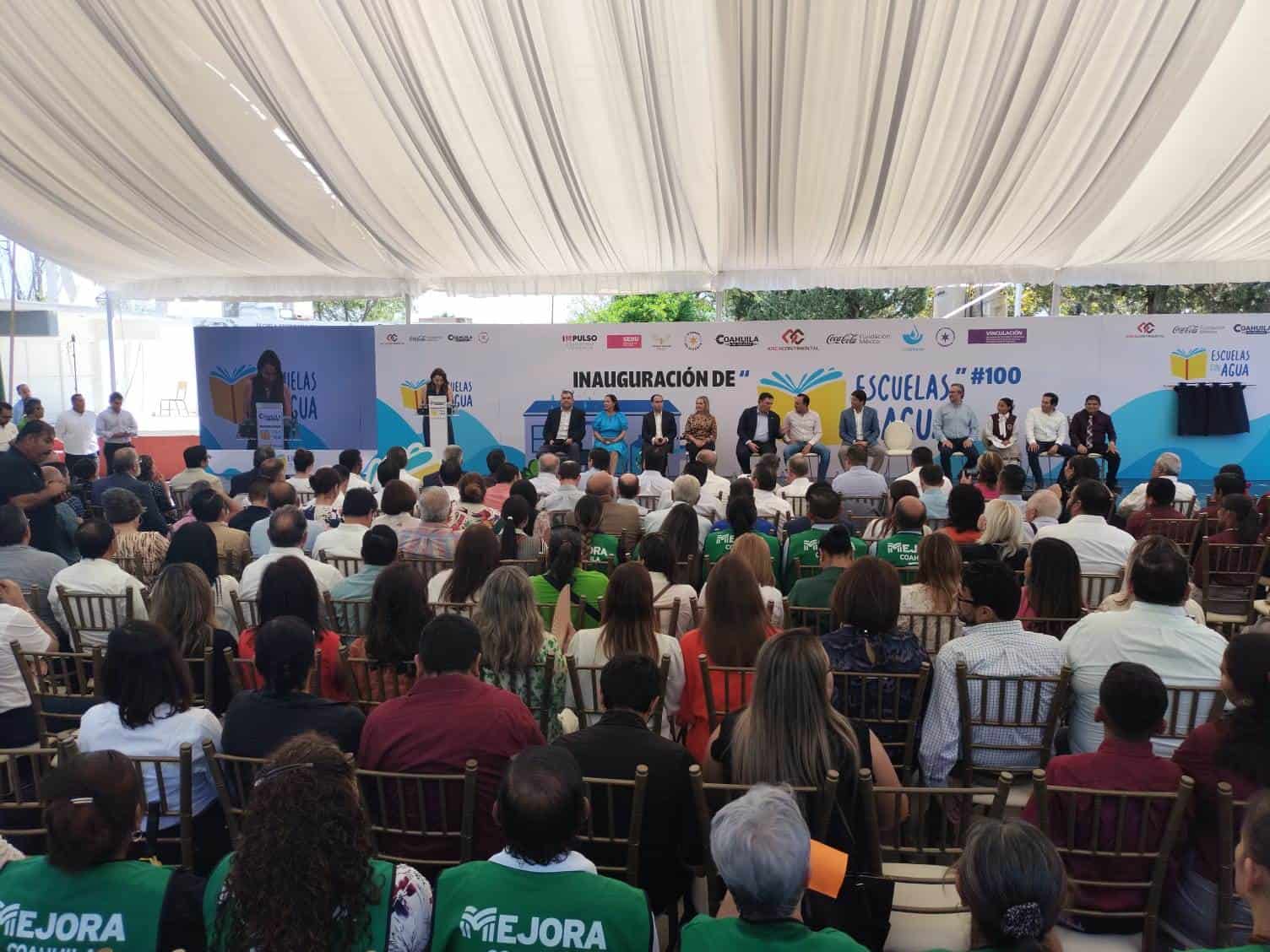 Secundaria General Profesor Abel Herrera se Benefician con "Escuela con Agua