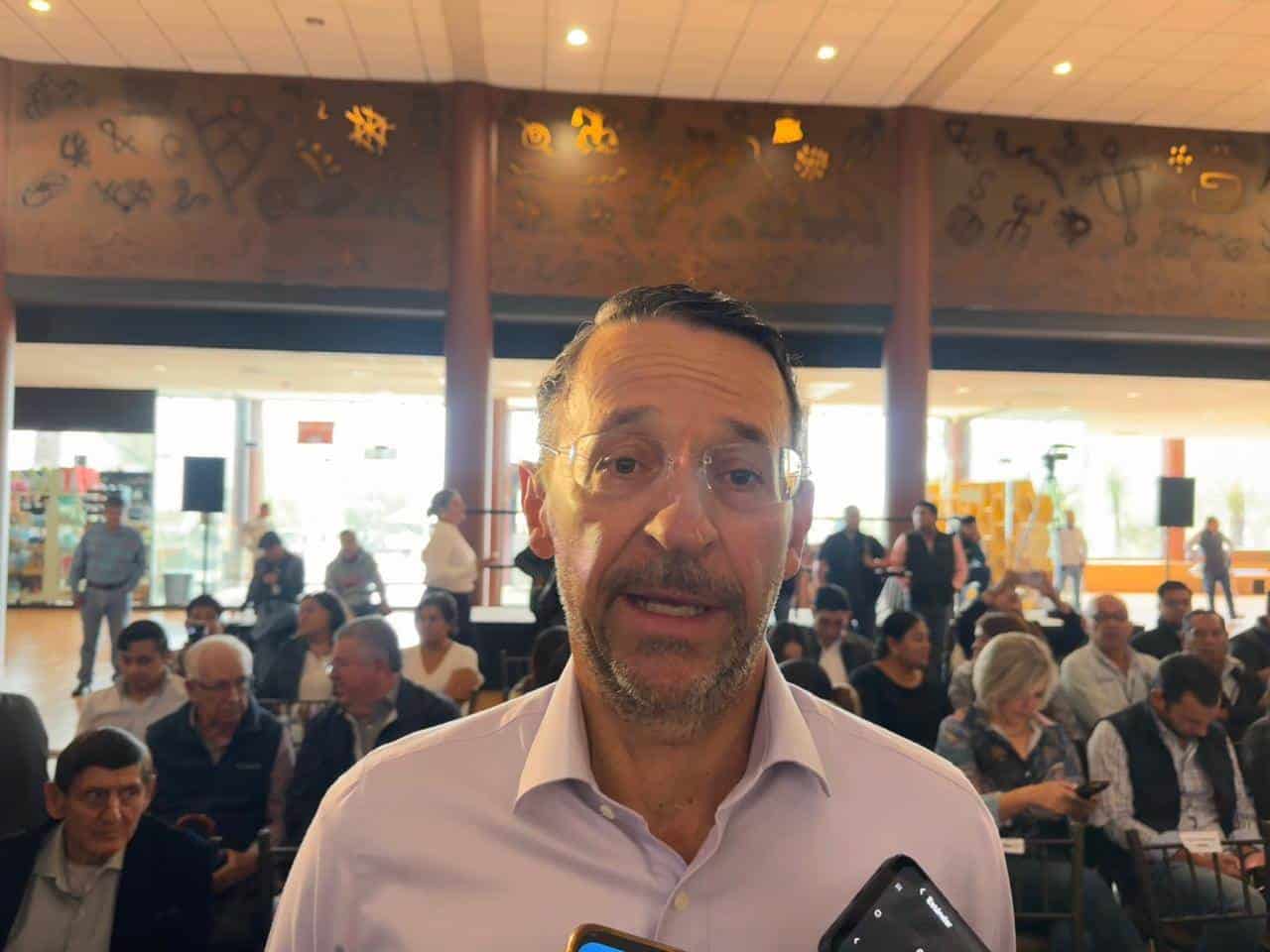 El Presidente de COPARMEX, Alfredo López.