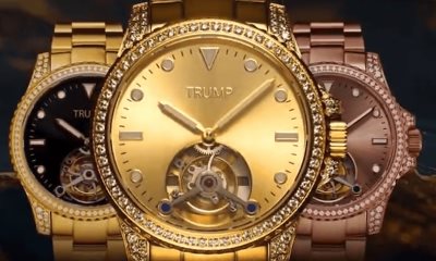 Trump pone a la venta relojes de lujo