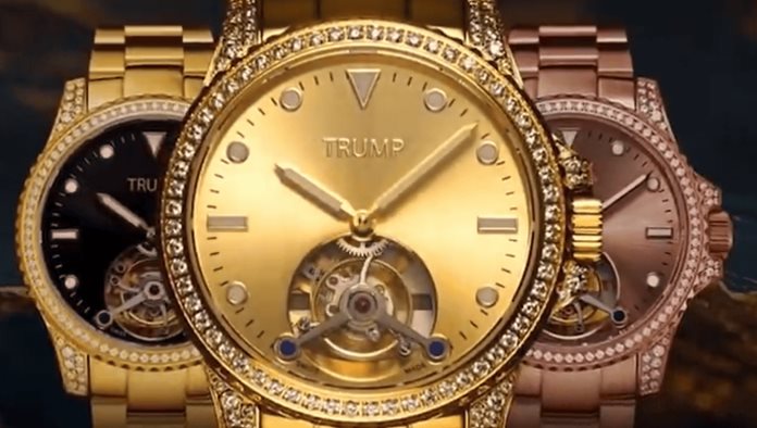 Trump pone a la venta relojes de lujo