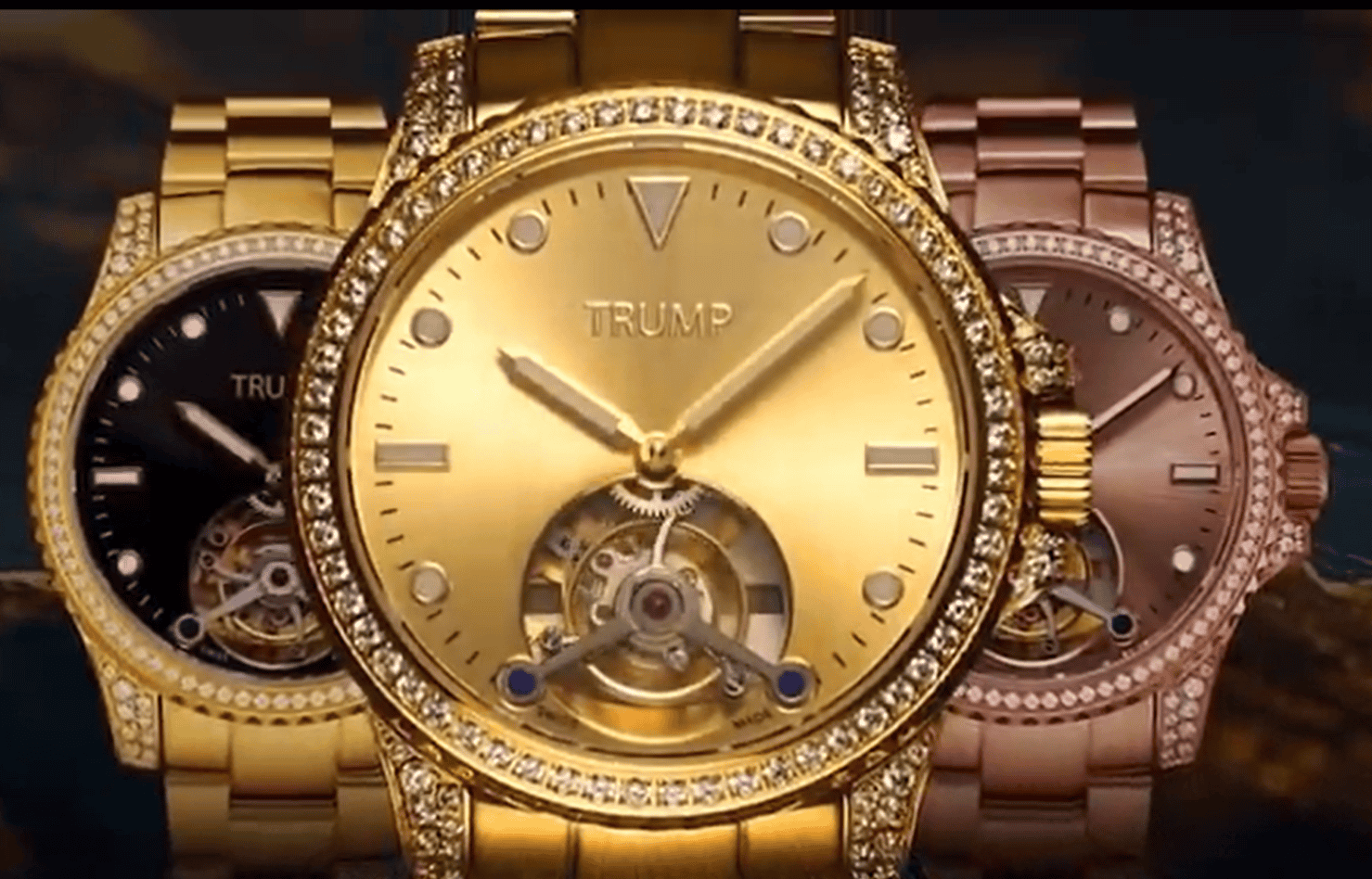 Trump pone a la venta relojes de lujo