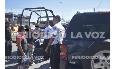 Se marea al volante y le da tallón a Liberty