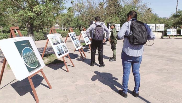 Realiza Ejército Mexicano exposición en la plaza