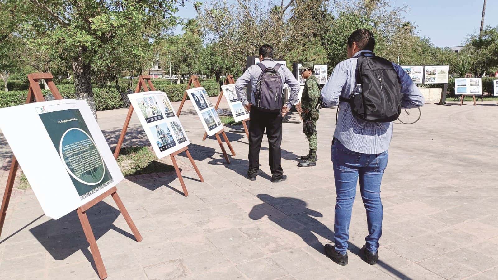 La exposición del Ejército Mexicano ha captado la atención de chicos y grandes.