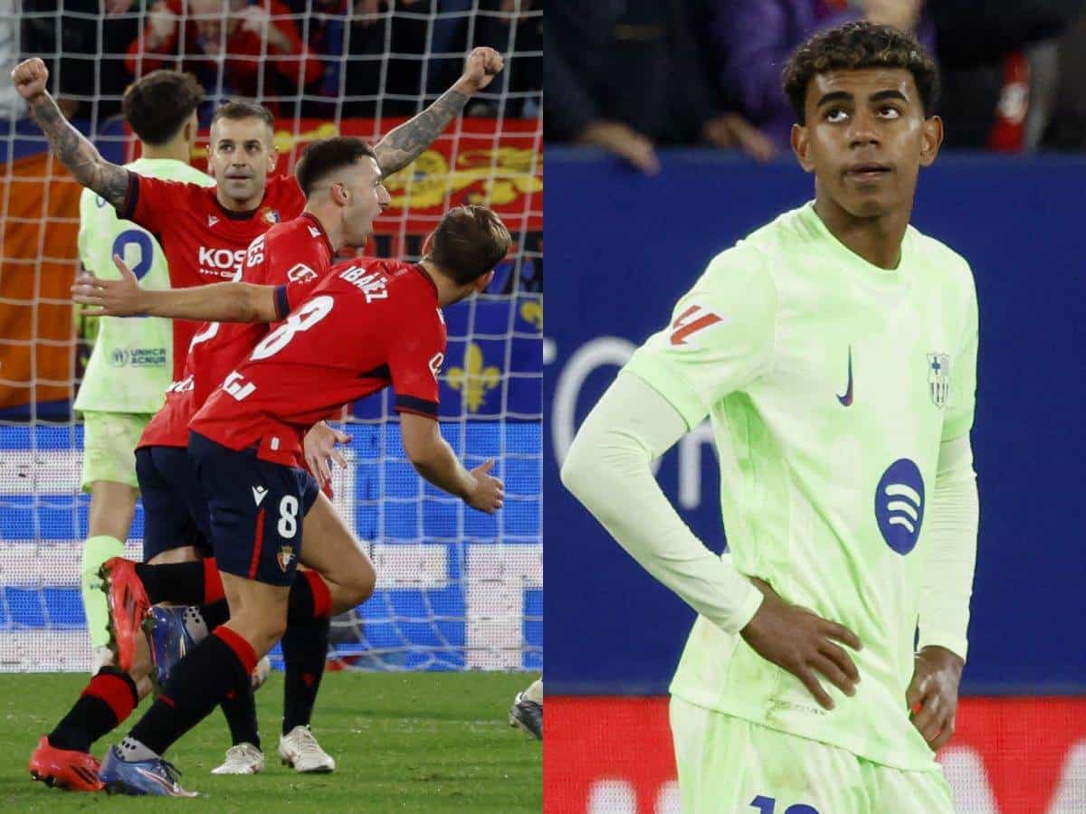 ¡Osasuna exhibe y arrebata paso perfecto al Barcelona en LaLiga!