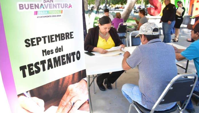 Extiende SB programa de testamento