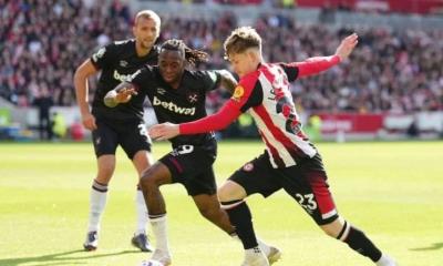 West Ham, sin Edson Álvarez, empata en su visita con el Brentford