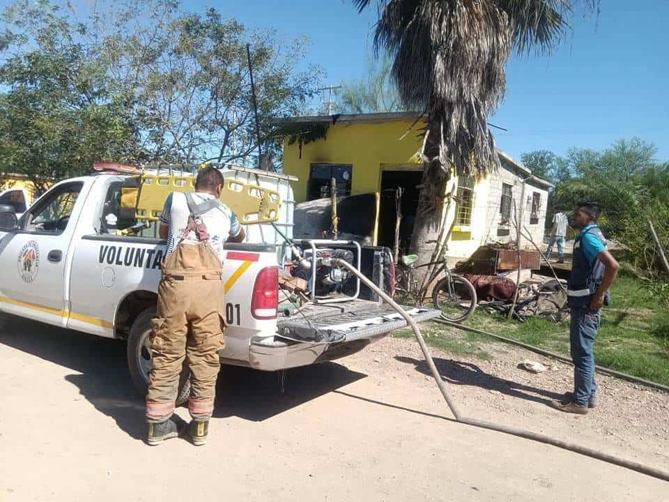 Se incendia vivienda