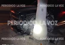 Accidente automovilístico en carretera federal 57 deja daños materiales