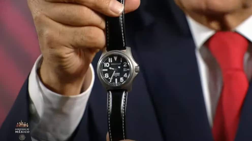 AMLO rifó su reloj en su última Mañanera