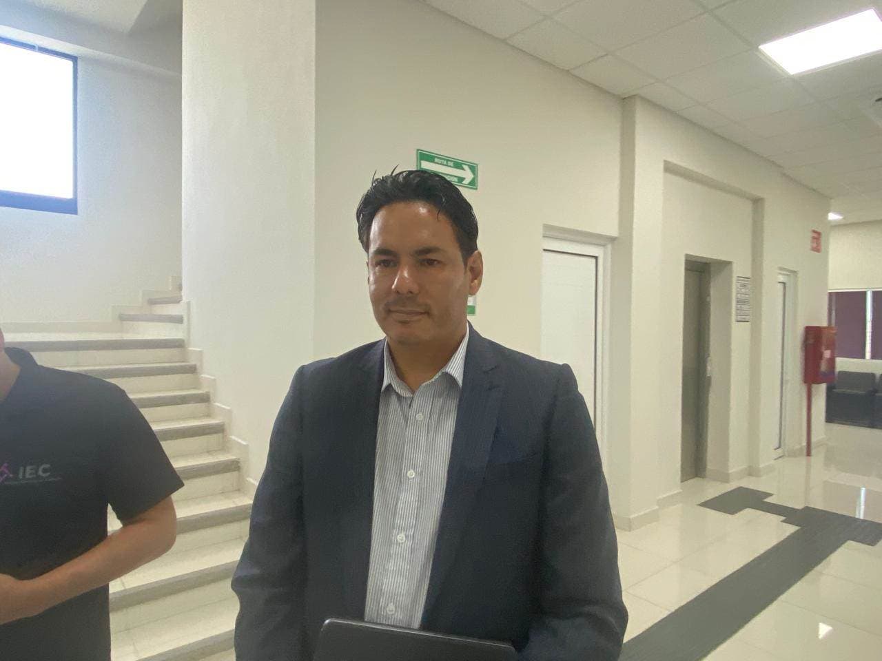 El Consejero Presidente del Instituto Electoral en Coahuila, Rodrigo Paredes Lozano.