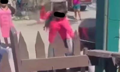 Tunden a tablazos a mujer en Las Misiones