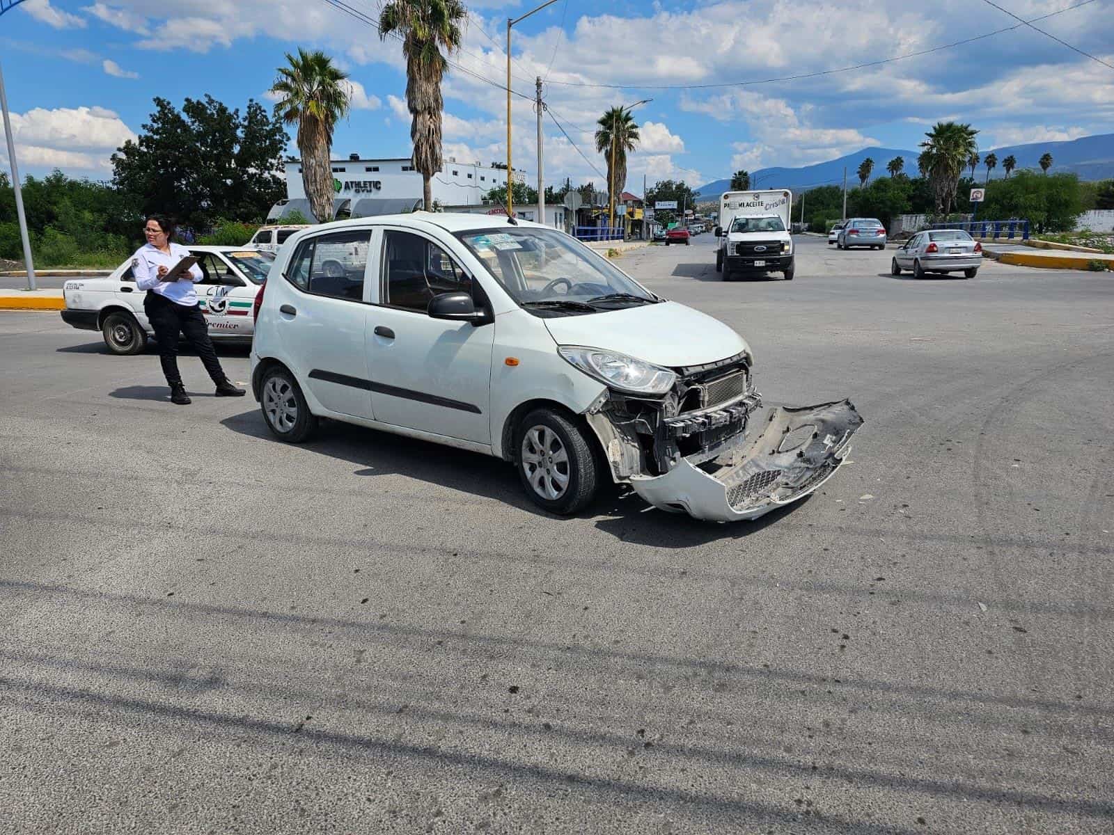 Causa mujer choque