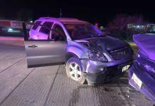 Choque entre dos vehículos en la avenida sur poniente deja a dos personas heridas