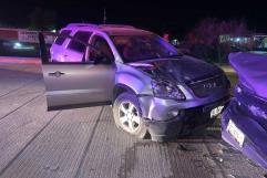 Choque entre dos vehículos en la avenida sur poniente deja a dos personas heridas