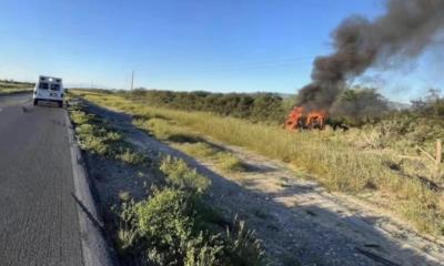 Volcadura sin lesionados en menonitas