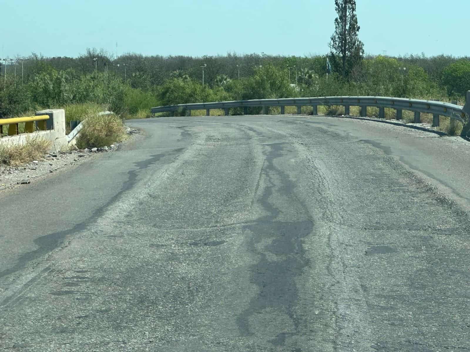 Alertan sobre deterioro en puente de la carretera 57 en Allende