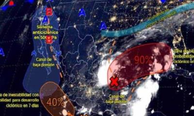 Formación ciclónica dejará lluvias en estos estados