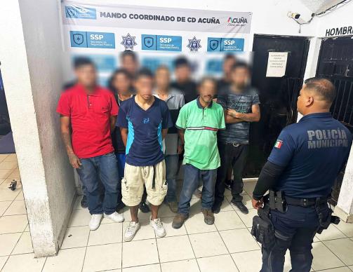 Operativos Barrido Detienen a 10 Personas