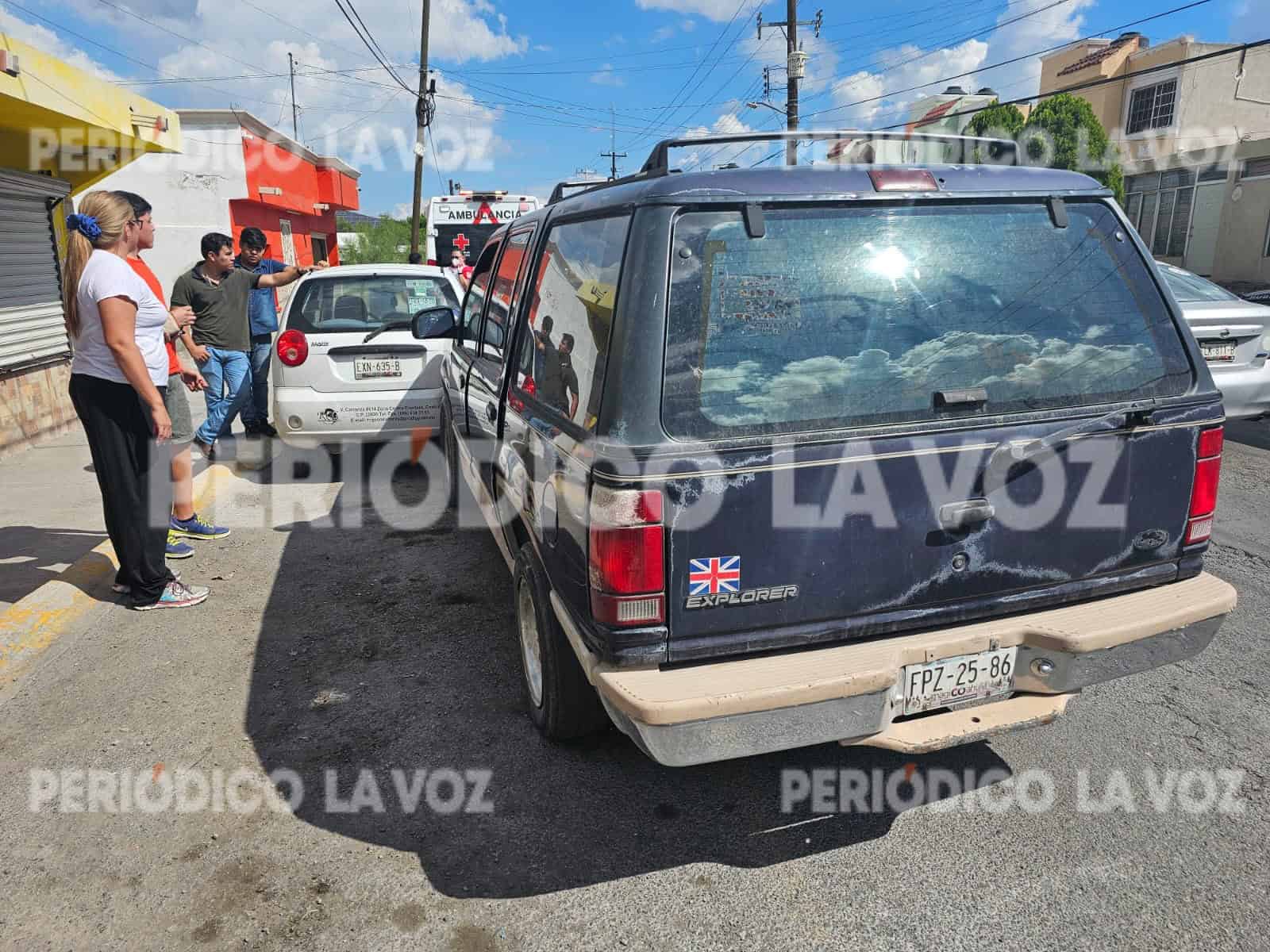 Estrella troca en auto estático