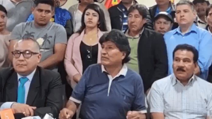 Seguidores de Evo Morales amenazan con guerra si es arrestado Seguidores de Evo Morales amenazan con guerra si es arrestado