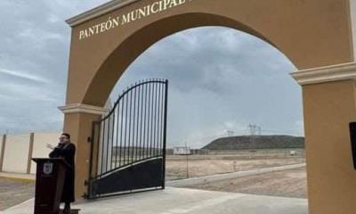 Avances en panteón Ejido Villa Frontera