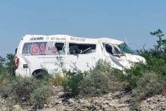 Accidente en la carretera deja 10 heridos