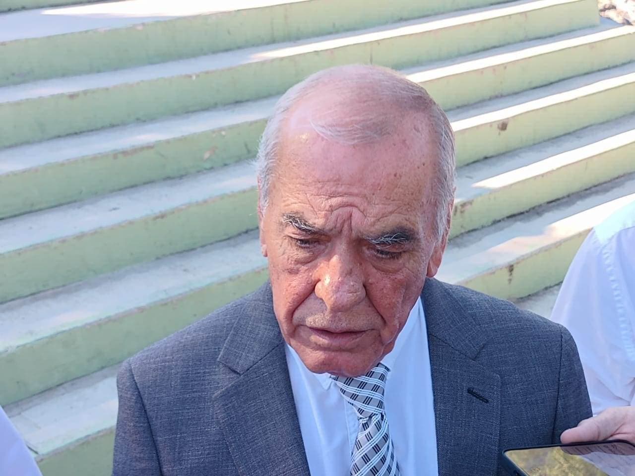 El Secretario de Salud estatal, Eliud Aguirre.