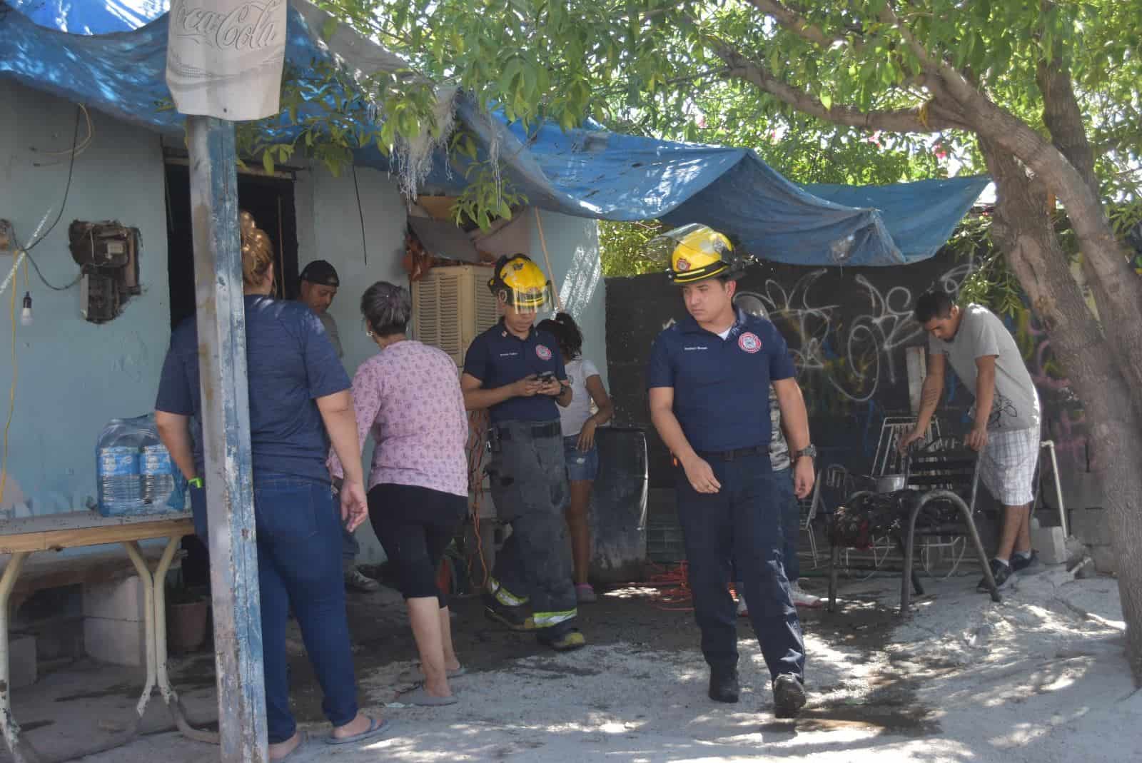 Abuela salva a bebé de casa en llamas