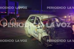 Choca taxi robado y mata a jovencita