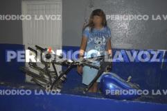 Recupera partes de moto robada