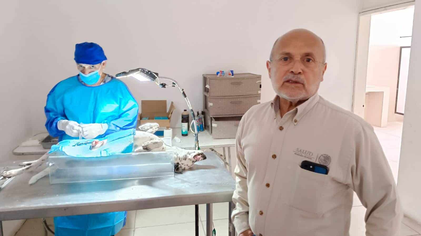 MVZ Mario Eduardo Solís Perales titular del programa de zoonosis.