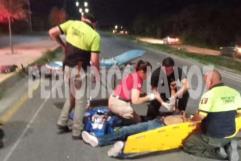 Arrolla a ´lomito´ y derrapa en la 30
