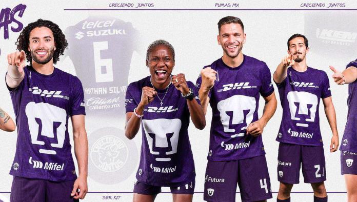 Presenta Pumas su tercer uniforme para el Apertura 2024 