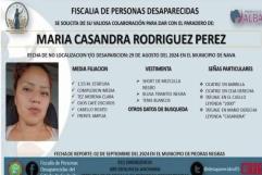 Encuentran a Joven Desaparecida de Nava en Centro de Rehabilitación de Hidalgo