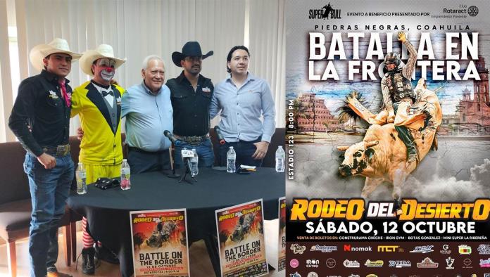Invitan a Batalla en la Frontera:Espectáculo de Rodeo Familiar Benéfico