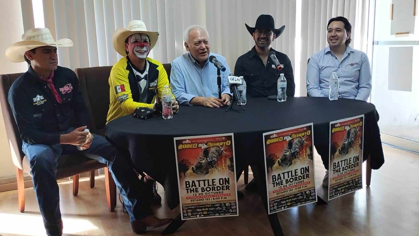 Invitan a Batalla en la Frontera:Espectáculo de Rodeo Familiar Benéfico