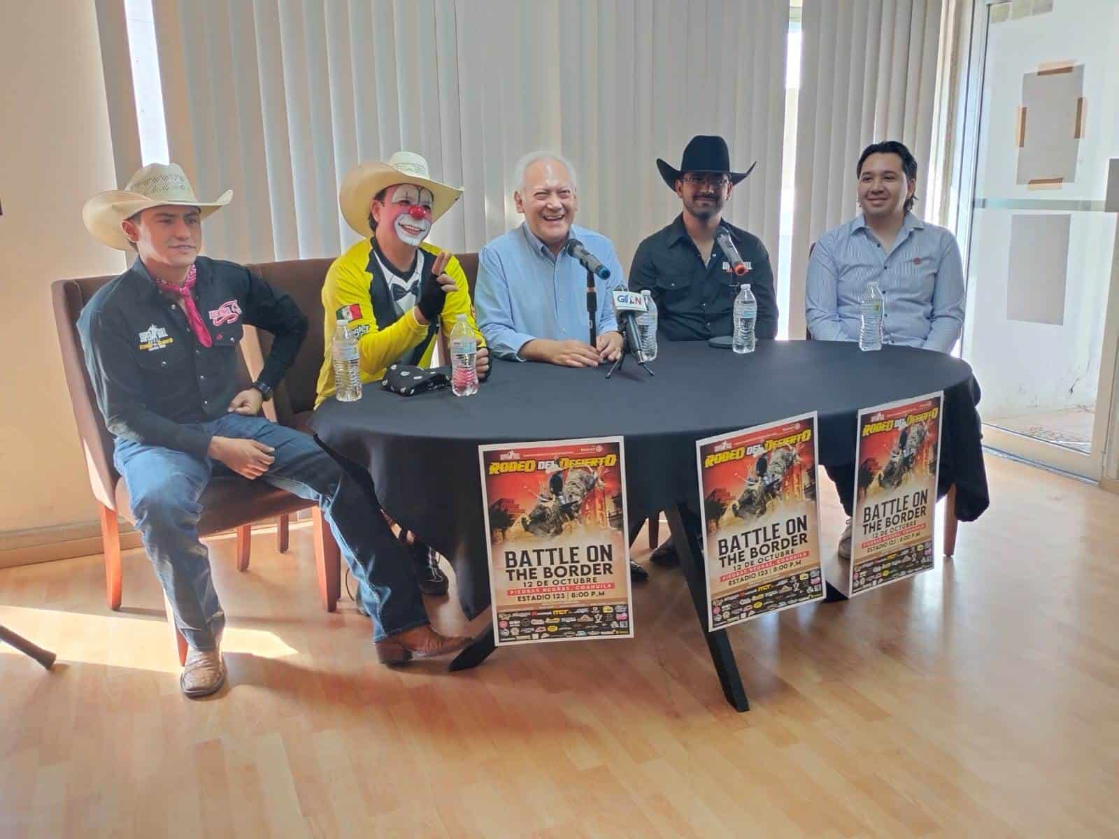 Invitan a Batalla en la Frontera:Espectáculo de Rodeo Familiar Benéfico