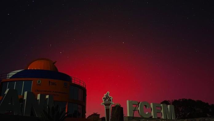 Así se vieron las auroras boreales en México