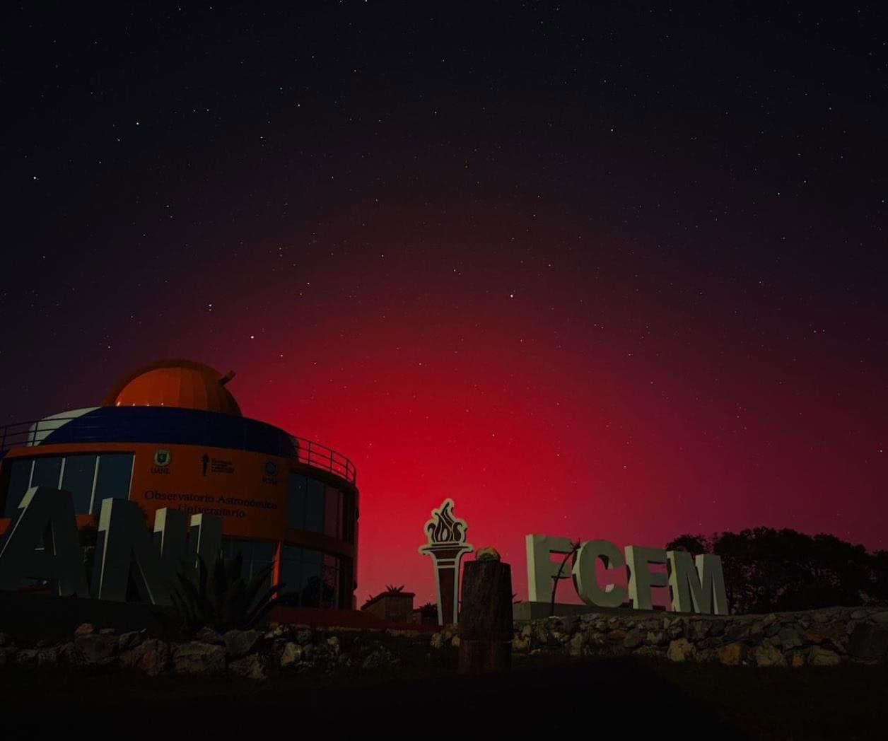 Así se vieron las auroras boreales en México