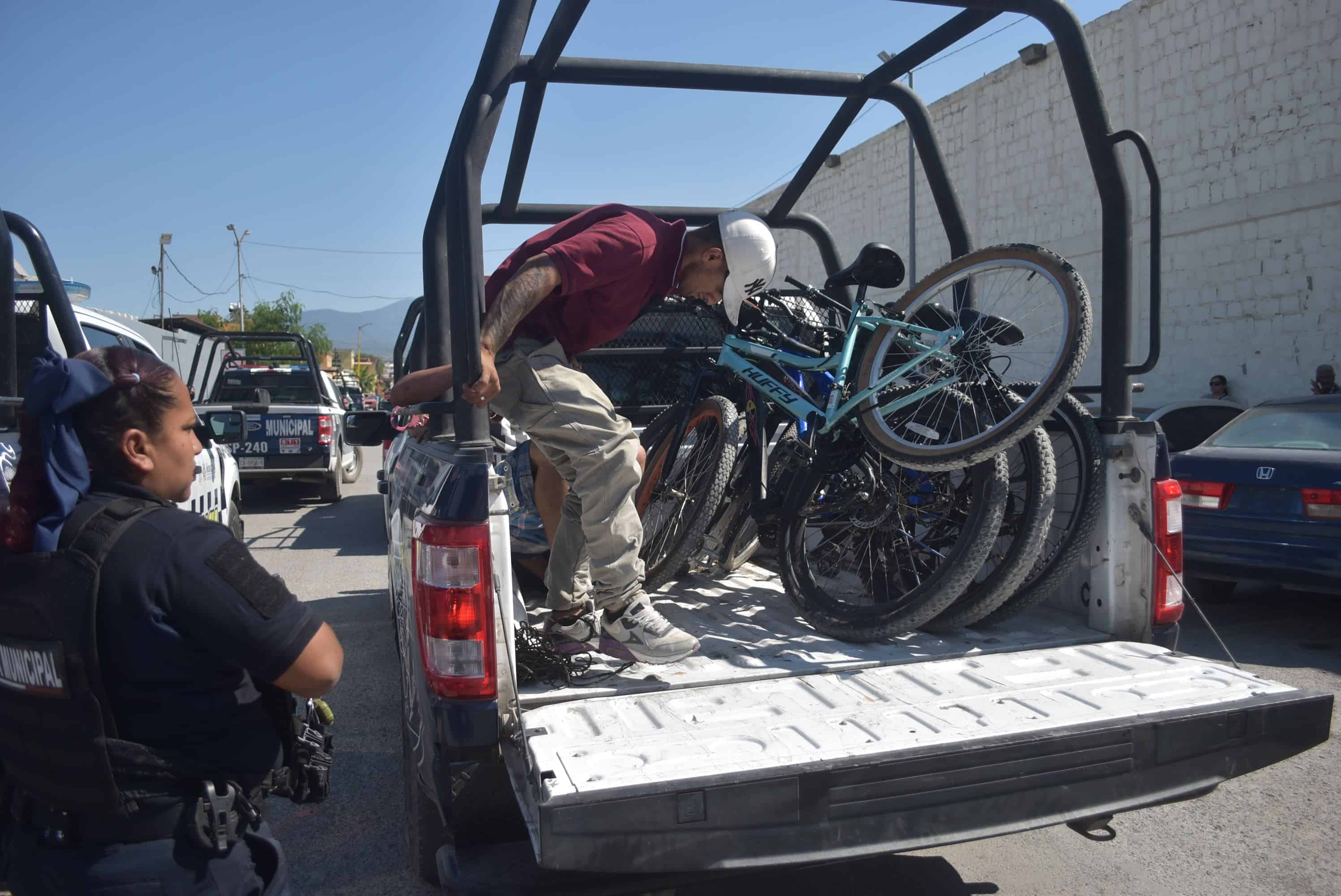 Desarticulan banda de ratas de bicicletas