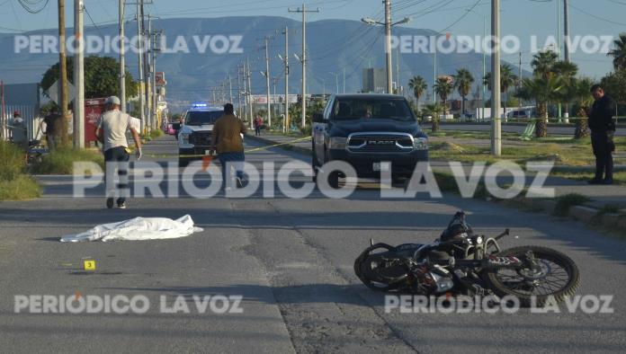 Se mata jovencito en moto