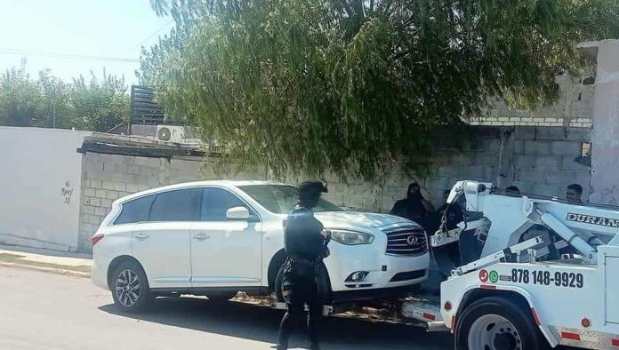 Recuperan Camioneta Infiniti QX60 robada 