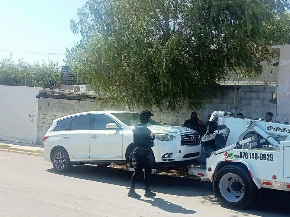 Recuperan Camioneta Infiniti QX60 robada 