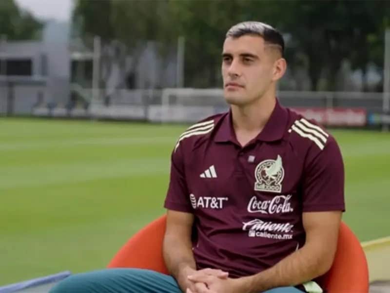Germán Berterame, orgulloso de defender la playera de México.