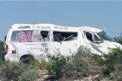 Diez lesionados en choque en la carretera 57