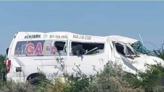 Diez lesionados en choque en la carretera 57