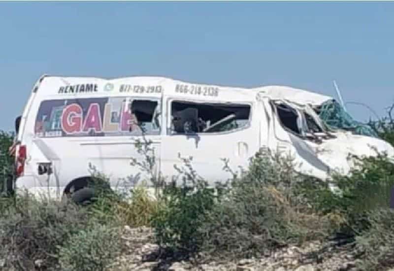 Diez lesionados en choque en la carretera 57