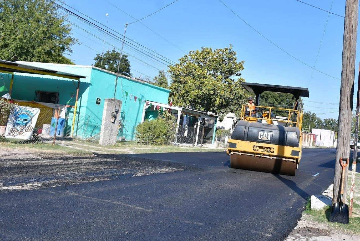 Avanzan Trabajos de Recarpeteo en la Calle Aldama de Nava